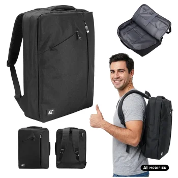 Klēpjdatora mugursoma NanoRS RS203 B 15.6", 13 l, melna