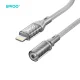 Аудиоадаптер BWOO BZ66 Lightning на 3.5 мм jack, серый