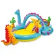 Надувной игровой центр Intex 57135 Dinoland с горкой и фонтаном