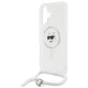 Karl Lagerfeld iPhone 16 vāciņš IML Choupette Head & Cord MagSafe, caurspīdīgs