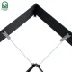 Высокая грядка KLASIKA Woodlook L-образная, коричневая, 146x146x30 см