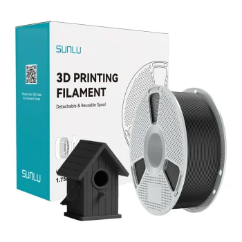 Филамент Sunlu ASA 1.75 мм для 3D-принтера, черный