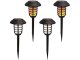Solar Garden Lamp - Torch with RGB Lighting and Remote Control