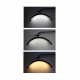 LED pusmēness lampa 40W skaistumkopšanas meistariem, melna