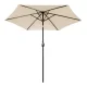 Dārza saulessargs Multigarden SL-UM003C, 270 cm, bēšs