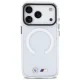 BMW M IML Shockproof Metal Logos vāciņš iPhone 17 Pro, caurspīdīgs
