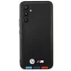 Чехол BMW для Samsung Galaxy A54 Leather Stamp Tricolor, черный