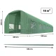 Dārza tunelis 3 x 6 m (18m2) Plonos