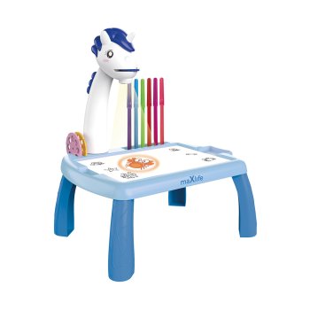 Детский проектор для рисования со столиком Maxlife MXDP-200, синий