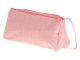 School Double Pencil Writing Supplies Cosmetic Case, Pink