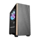 Darkflash DS900WS datora korpuss ar 4 ventilatoriem, melns
