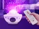 Nakts Lampa Gaismeklis Zvaigžņu Debesu Projektors Disko Bumba ar Bluetooth Skaļruni un Pulti, Balts | Bedside Lamp...