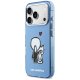 Karl Lagerfeld Karl & Choupette MagSafe vāciņš iPhone 17 Pro aizmugurei – zils | Phone Case Cover