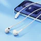 Проводные внутриканальные наушники QCY LH1 с пультом и микрофоном...