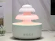 Bezvadu gaisa mitrinātājs un aromadifuzors ar LED lampu un strūklakas efektu