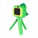 Bērnu digitālais fotoaparāts ar statīvu, Dinozaurs, zaļš, 8GB