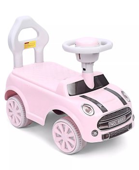 Bakalu Mini Cooper Ride-On Push Car, Pink