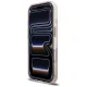 Чехол Guess IML Script Metal MagSafe для iPhone 17, Розовый