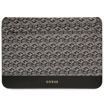 Guess klēpjdatora vāciņš 16" GCube Stripes, melns