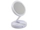 Saliekams Makeup Galda Spogulis ar LED Gaismu un Palielinājumu | Magnifying Table Makeup Mirror with LED Light Foldable