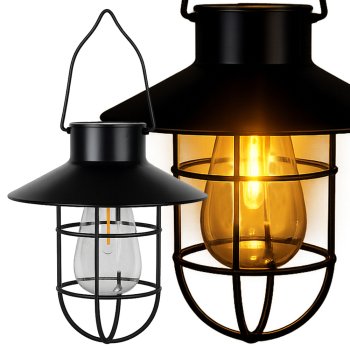 Подвесной садовый светильник на солнечных батареях с датчиком...