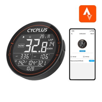 Велокомпьютер Cycplus M2 GPS ANT+ Bluetooth 2.5" Дисплей IPX6