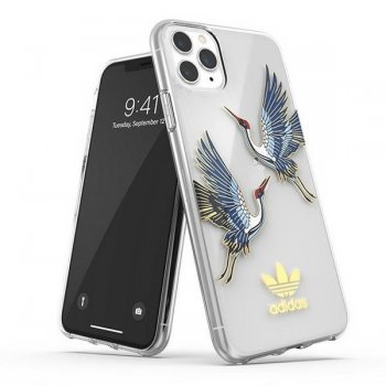 Adidas Or Clear Case Cny iPhone 11 Pro Max, Gold | Telefona Vāciņš Maciņš Apvalks