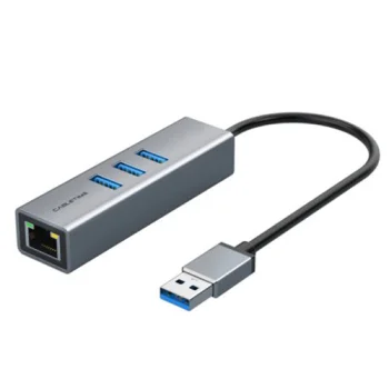 Адаптер Extra Digital USB 3.0 на 3x USB 3.0 и RJ45, 0.15м