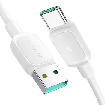 Joyroom Multi-Color Series A14 USB-A uz USB-C kabelis, 3A, 1.2m, Balts