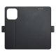 3mk Wallet Case atverams vāciņš Apple iPhone 13 Pro Max, Melns