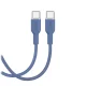 Puro ICON USB-C - USB-C kabelis 1.5m, zils
