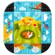 Ricokids 110x100cm Bērnu Interaktīvais Izglītojošais Paklājs, Lapsa | Kids Interactive Mat