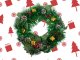 Christmas Wreath with Decorations, 30 cm
