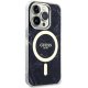 Guess iPhone 14 Pro Case Marble MagSafe, Black