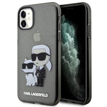 Karl Lagerfeld iPhone 11 / XR vāciņš KLHCN61HNKCTGK Melns