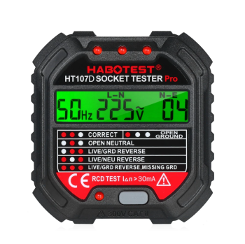 Habotest HT107D socket tester with digital display