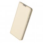 Samsung Galaxy A02 (SM-A022F/DS) DUX DUCIS Leather Cover Case, Gold | Telefona Maciņš Vāciņš Apvalks Grāmatiņa