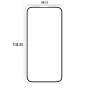 Etteri 9D rūdītais aizsargstikls iPhone 15 / 16 6.1\"