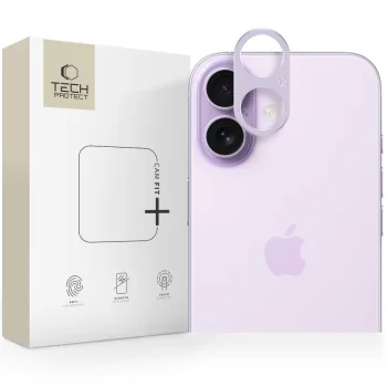 Tech-Protect Camalloy Fit+ kameras aizsargstikls iPhone 17 tālrunim – violets | Camera Glass Protector