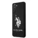 Samsung Galaxy S21+ Plus (SM-G996B) US Polo Silicone Logo Case Cover (USHCS21MSLHRBK), Black | Чехол Кейс...