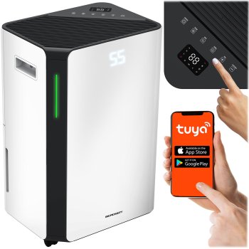 Kompresora gaisa sausinātājs Berdsen BD-532, 20l/24h, Wi-Fi, higrostats, balts