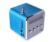 Wireless Mini Speaker with FM Radio and Bluetooth 5.0, Blue