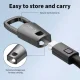 Кабель Tech-Protect Ultraboost DNA USB-C брелок PD 60W 17см, серый