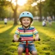 Bērnu velo ķivere Trike Fix ar LED, M (55-58 cm), zila