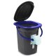 GreenBlue GB320BB pārnēsājamā tualete, 19L, melna/tumši zila