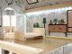 Bērnu Spēļu Koka Leļļu Māja ar Mēbelēm un LED Gaismu LULILO, 78cm | Play Dollhouse with Furniture
