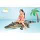 Intex Inflatable Crocodile Ride-On Float, 170 cm, Grey/Green