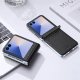Samsung Galaxy Z Flip 7 (SM-F766B/DS) DUX DUCIS Bril Series Leather + PC Cover Case, Black
