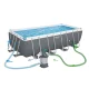 Каркасный бассейн Bestway Power Steel 488x244x122 см, 18-в-1