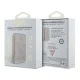 Внешний аккумулятор Guess 5000mAh 4G Leather Metal Logo MagSafe, розовый